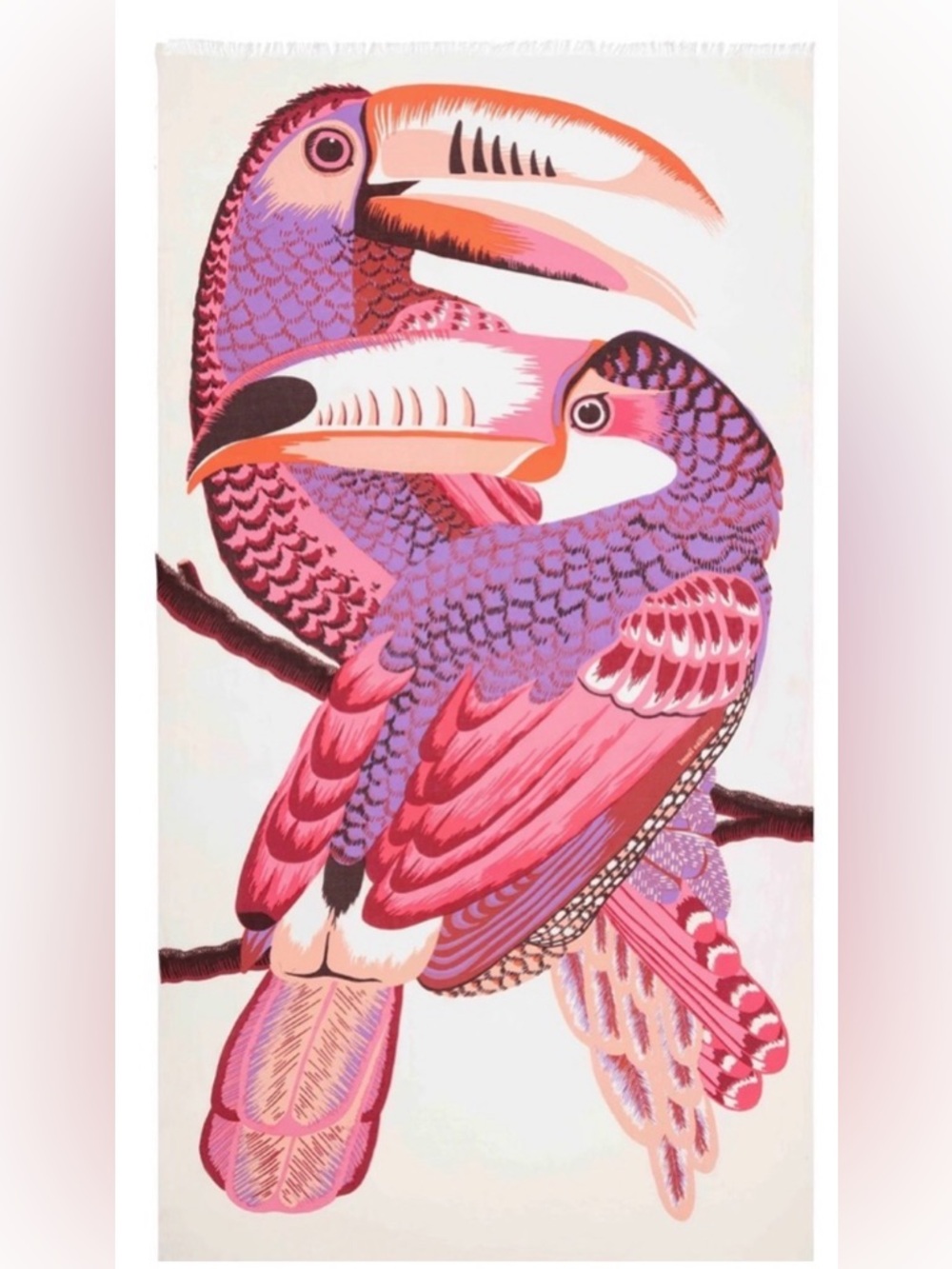 Inoui Editions 100% Cotton Toucan Scarf